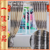 一佳尚品 高档环保黑丝遮光窗帘-同花顺 0 016 004 1米宽*2.7米高