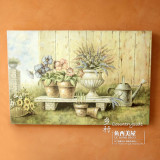 鱼西美屋 欧式手绘油画 温润乡村 MBH024 装饰画无框画90*60 两款可选