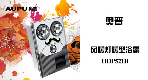 只需489.00元包邮，即可买到原价569.00元的奥普 风暖灯暖型浴霸 HDP521B，这是一款高性价比的“四合一”（灯暖、风暖、换气、照明）的浴霸，造型现代、简朴，强调质量和实用，价廉物美，独家推出单机双风道专利设计，采用夹层新工艺，内循环取暖。