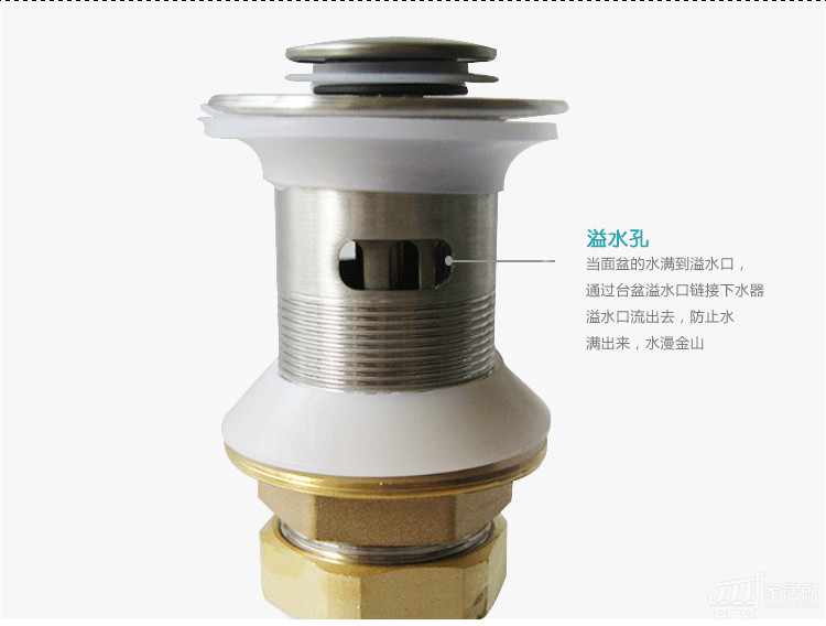 潜水艇(submarine)cq-2面盆弹跳下水器全铜带溢水孔