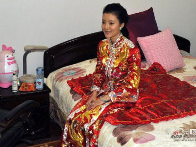 车晓和山西首富李兆会在2010年1月举办婚礼的现场图