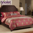 紫罗兰家纺 抗菌防螨四件套长绒棉贡缎床上用品套件