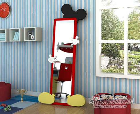 迪士尼顽皮系列 彩色板式穿衣镜-0