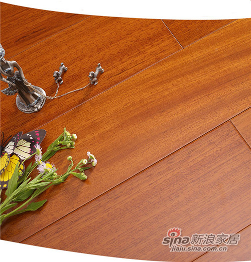 安信孪叶苏木实木复合地板