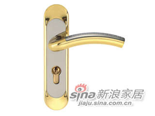 雅洁AS2051-H3059A-74中锁英文铜锁体+70中文铜锁胆-0