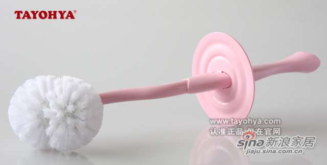 多样屋 TAYOHYA 花园玫瑰系列 塑料马桶刷-粉-1