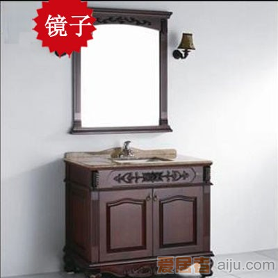 法恩莎实木浴室柜FPGM4645镜子（780*650*130mm）1