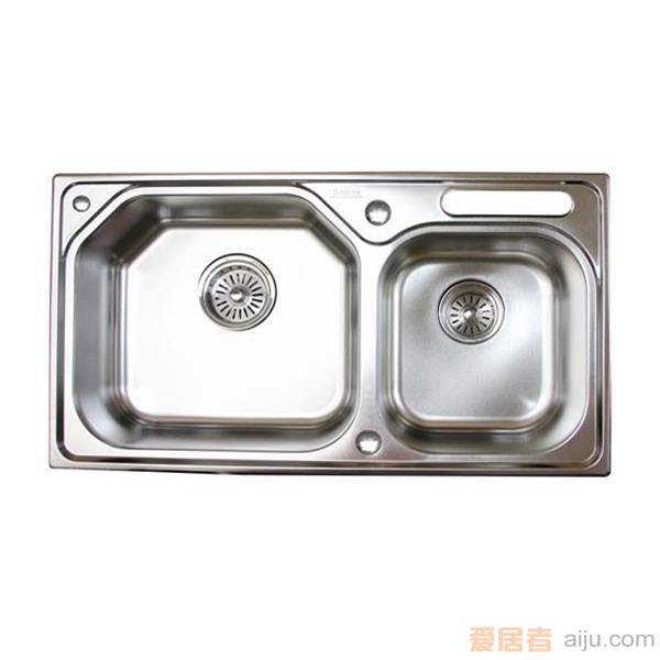 GORLDE优质不锈钢水槽／洗菜池 欧雅系列OY03（大小盆）2