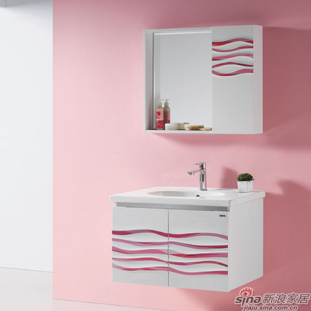 丝彩系列 实木浴室柜（3D奈丽）-0
