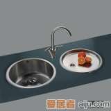 GORLDE优质不锈钢水槽／洗菜池 莱茵系列1011D-1(单圆盆)