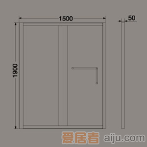 惠达-非标淋浴隔断-HD25032