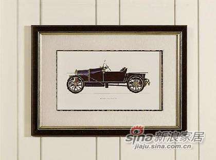 harbor house　装饰画-汽车Bugatti 1910