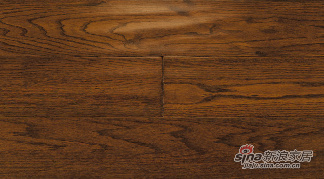 美国红橡-手刮仿古金棕实木地板