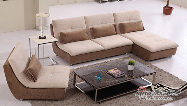 格调沙发布艺沙发 现代简约 客厅沙发组合布沙发 DS209
