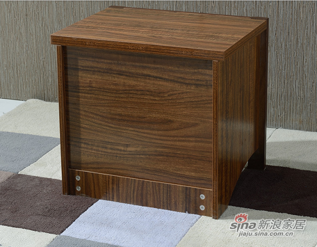 现代中式实木卧室床头柜 -2