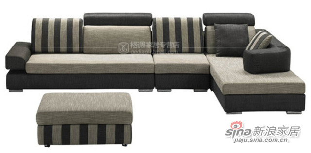 格调沙发 色全色美 组合套装布艺沙发SFC8250