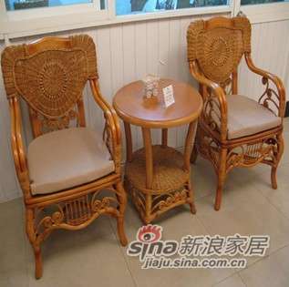 凰家御器藤餐厅桌椅茶几藤家具休闲椅NH-R902-0