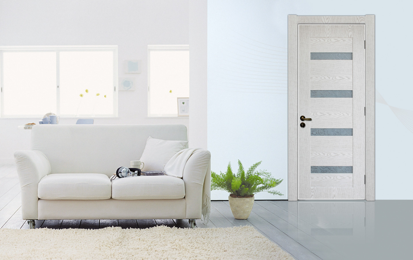 朗诺 韩式门系列 实木复合门 zyc-lo-1115 参考色板 -朗诺木门旗舰店