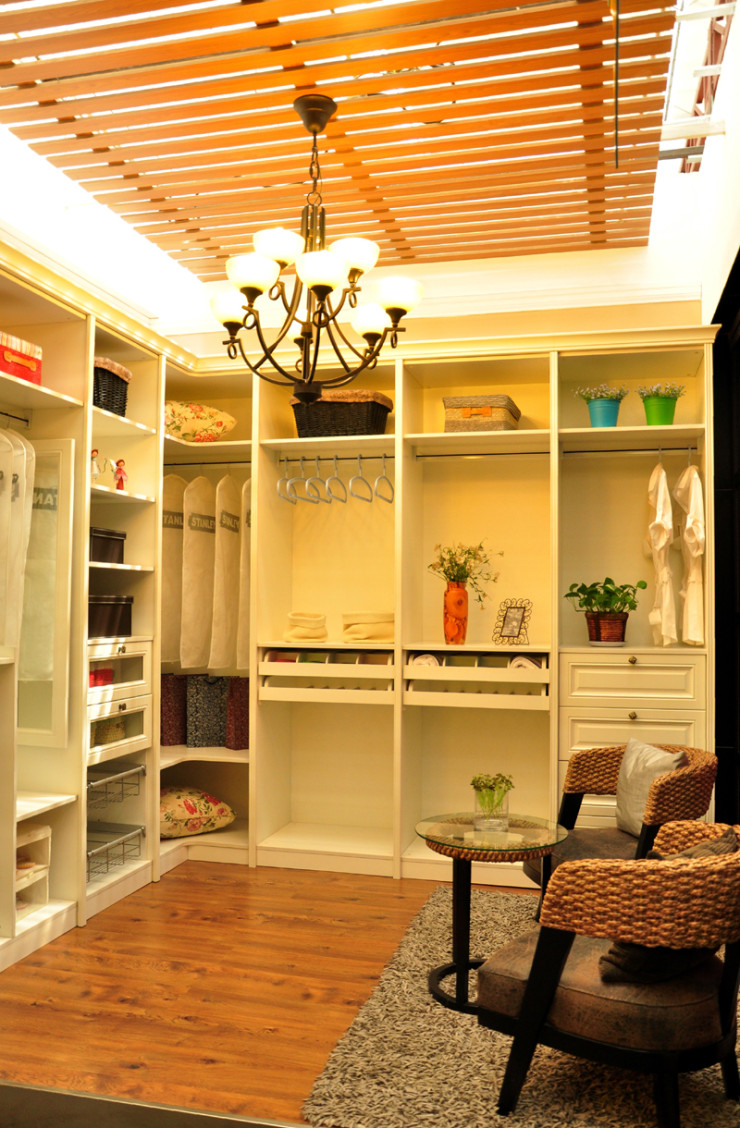 史丹利 定制白橡衣帽间 现代风格-史丹利家居旗舰店-家居就