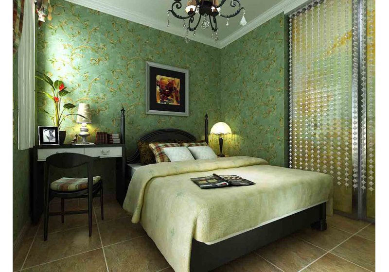 卧室均采用简约、舒适、实用、经济的手法。窗帘、画品、植物的点缀，使光线充足的卧室增添了一分活力。