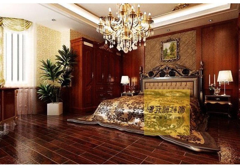 卧室较大，卧室的空间较为富裕，也让设计师更懂的发挥空间。
