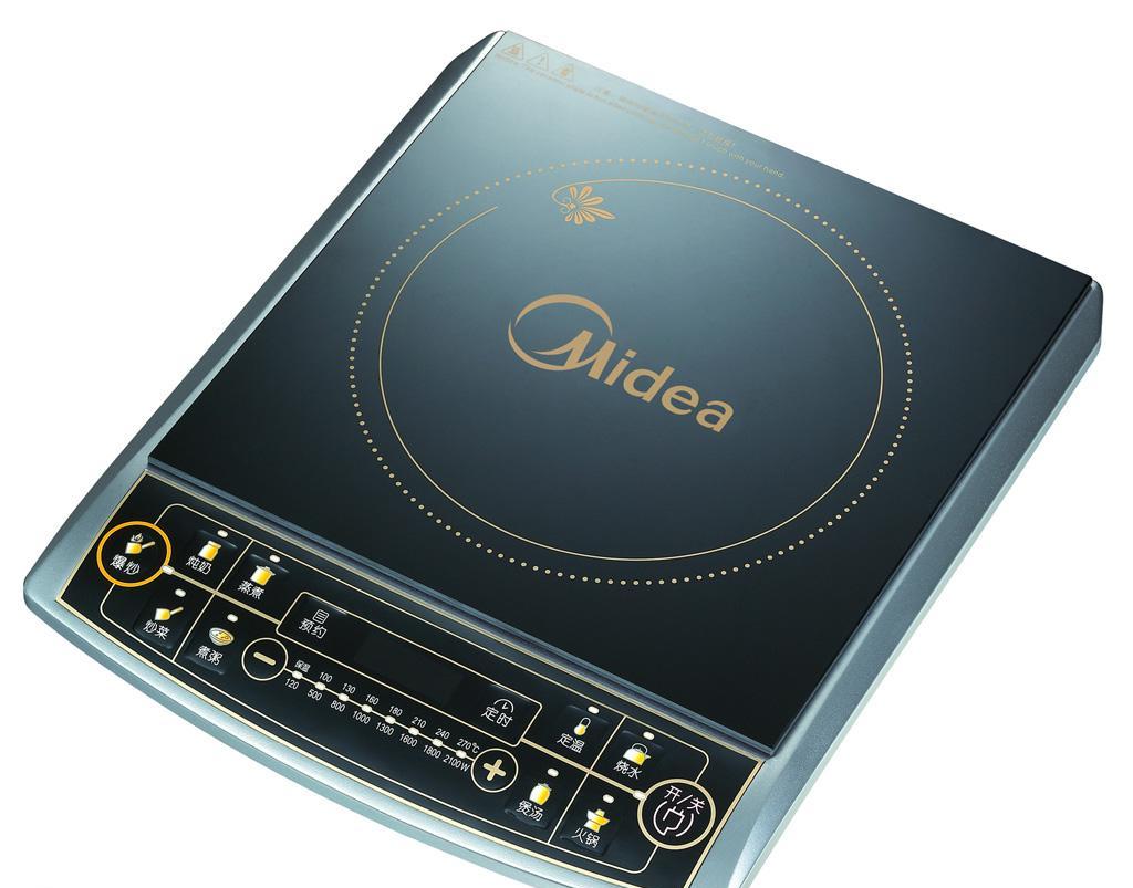Midea/美的 C21-WT2118电磁炉超薄触摸屏黑晶电池炉大功率家用-淘宝网
