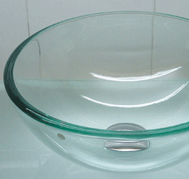 古亚单层玻璃盆D672