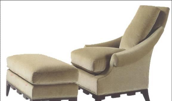 美凯斯客厅家具休闲椅连脚踏M-C752XM-C752X(2357-002)