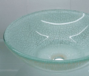 古亚立体玻璃盆Y338