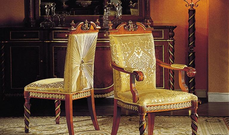 罗浮居餐椅+扶手椅贝尼斯系列