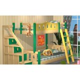 爱心城堡儿童家具双层床J023－BD1