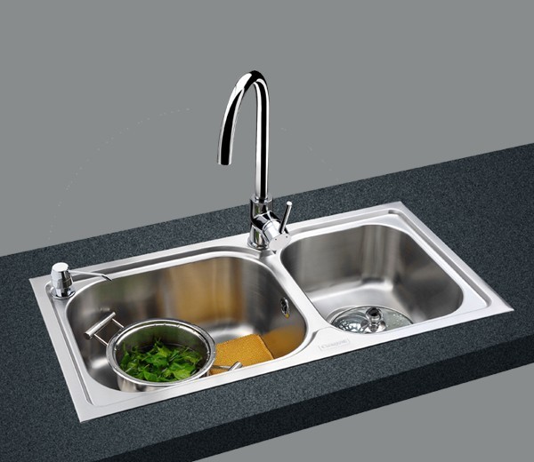 GORLDE优质不锈钢水槽／洗菜池 银莱茵系列2026P2026PL