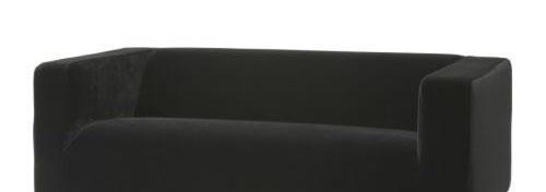 宜家克利帕（白色/黑色）双人沙发