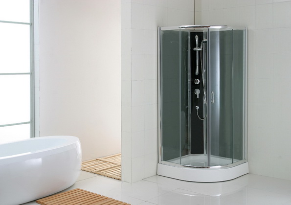 豪华型玻璃背板淋浴房