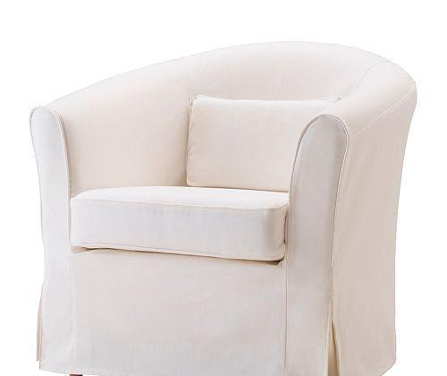 宜家爱克托 图斯塔（自然色/布勒丁 白色）单人沙发<br />产品信息<br />细节