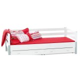 丹麦芙莱莎儿童家具简单床组合NAJA2（白色）