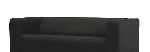 宜家克利帕（ 深蓝色/黑色）双人沙发